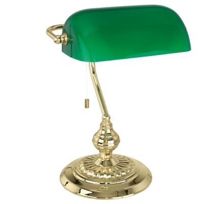 Настольная лампа Banker Зеленый (110732328)