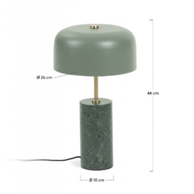 Настольная лампа BISCANE Зеленый (90733613) дешево