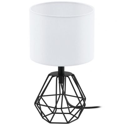 Настольная лампа Carlton 2 Белый, Черный (110732653)