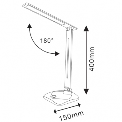 Настільна лампа TOLEDO Білий (1551026150) дешево