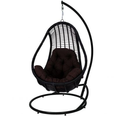 Подвесное кресло Komfort Шоколад, Черный (33251336)
