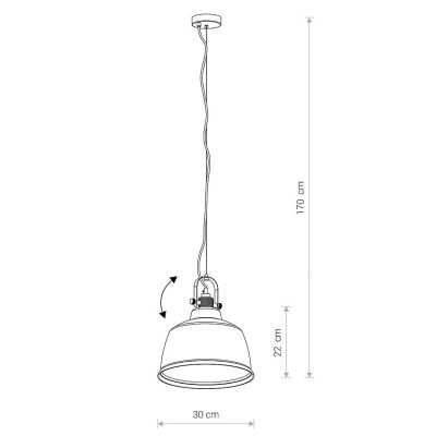 Подвесной светильник Amalfi L Серебрянный (109727650) недорого