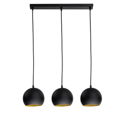 Подвесной светильник Bowl С150-450-3 Black, Gold (111999187)