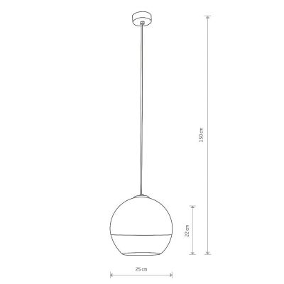 Підвісний світильник GLOBE PLUS M Хром (109725292) дешево