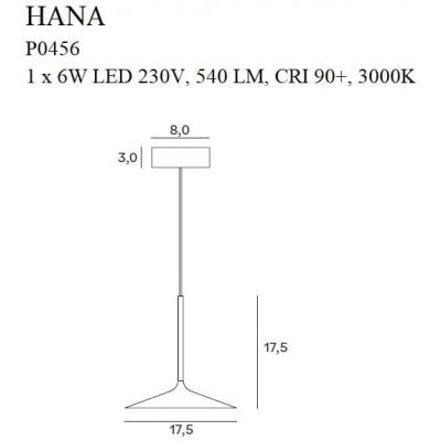 Подвесной светильник HANA Black (118865988) недорого