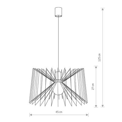 Подвесной светильник Ness Черный (109727340) недорого