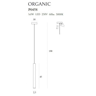 Підвісний світильник ORGANIC Copper (118745845) недорого