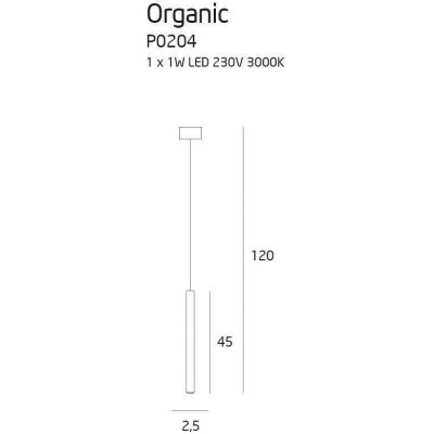 Подвесной светильник ORGANIC І Chrome (118866644) недорого