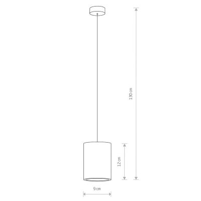 Подвесной светильник Shy Серый (109727661) дешево