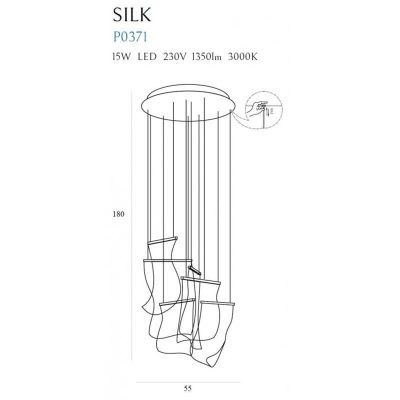 Подвесной светильник Silk Chrome (118885410) недорого