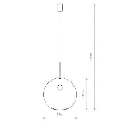 Підвісний світильник Sphere ХL Чорний (109725304) дешево