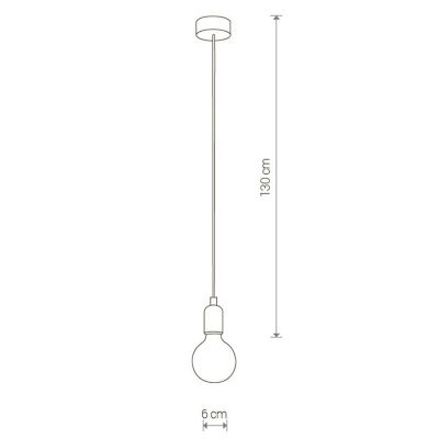 Подвесной светильник Tulum Серый (109727637) дешево