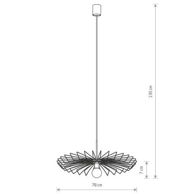 Подвесной светильник Umbrella Черный (109729260) недорого
