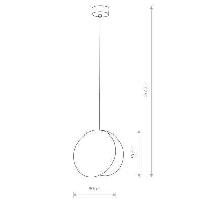 Підвісний світильник Wheel Латунний (109727300) дешево