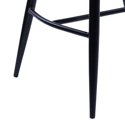 Полубарный стул Diamond Velour Черный (31473755) дешево