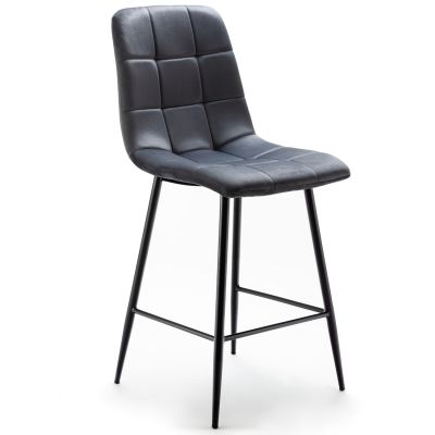 Полубарный стул Indigo Velvet Темно-серый (44479173)