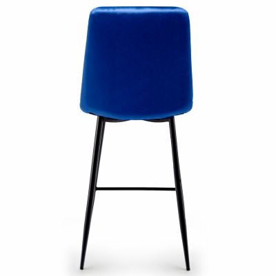 Полубарный стул Indigo Velvet Темно-синий (44556632) с доставкой