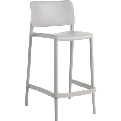 Напівбарний стілець стул Joy-S Bar 65cm Світло-сірий (27446085)