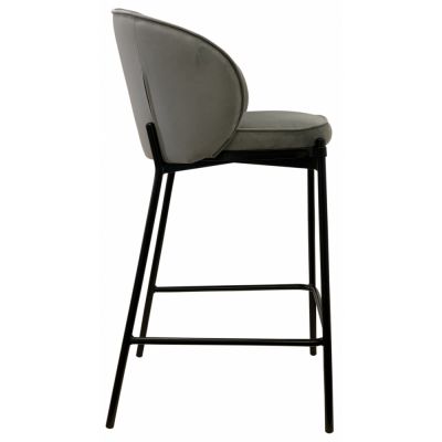 Полубарный стул Laguna Velour Серый (31991642) недорого