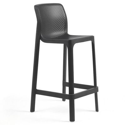 Напівбарний стілець Net Stool Mini Antracite (13522924)