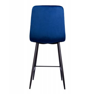 Полубарный стул Petty Velvet Темно-синий (44479169) с доставкой