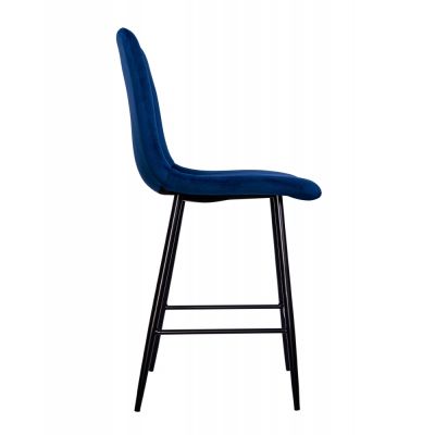 Полубарный стул Petty Velvet Темно-синий (44479169) дешево