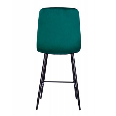 Напівбарний стілець Petty Velvet Темно-зелений (44479167) с доставкой