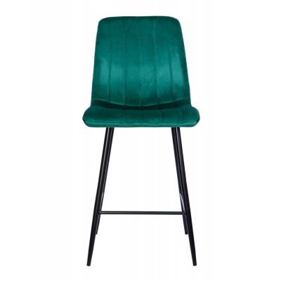 Напівбарний стілець Petty Velvet Темно-зелений (44479167) недорого