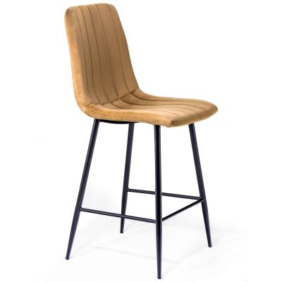 Напівбарний стілець Petty Velvet Бежевий (44479170) дешево