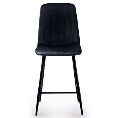 Полубарный стул Petty Velvet Черный (44735868) недорого