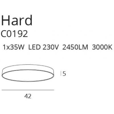Стельовий світильник Hard Black (118865993) недорого