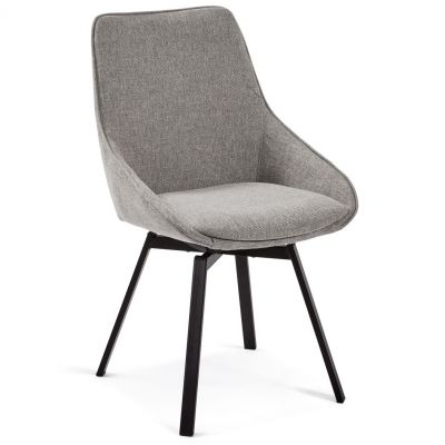 Поворотний стілець Haston Світло-сірий (90637604)