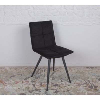 Поворотний стілець Madrid Velvet Чорний (521018541)