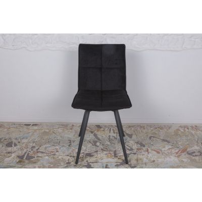 Поворотний стілець Madrid Velvet Чорний (521018541) недорого