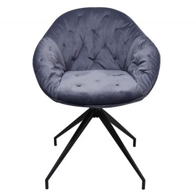 Поворотний стілець R-145 Сірий-вельвет (23988500) недорого