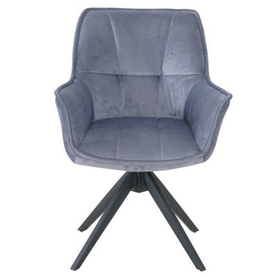 Поворотний стілець R-68 Сірий-вельвет (23724953) недорого