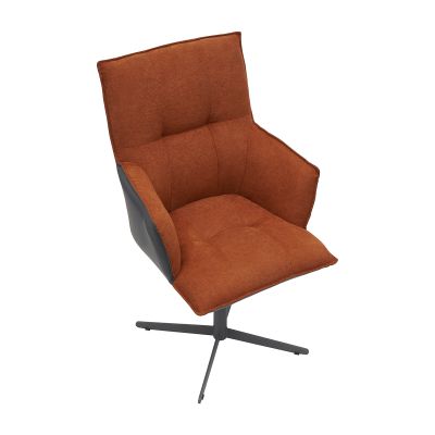 Поворотное кресло Lorenco PVL 180 Magic 2287, Черный (1711333692)