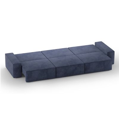 Прямий диван Loft Синій (114742321) с доставкой