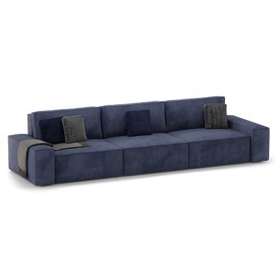 Прямий диван Loft Синій (114742321)