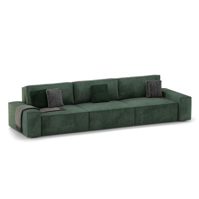 Прямой диван Loft Зеленый (114742320)
