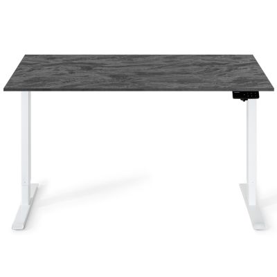Регульований стіл ADAPWORK SmartDesk 138х68 Чорний бетон, Білий (106735884) с доставкой