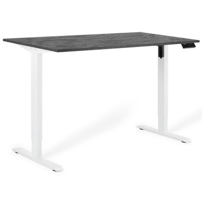 Регульований стіл ADAPWORK SmartDesk 138х68 Чорний бетон, Білий (106735884)