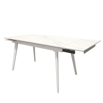 Стол Hugo 140x82 Carrara White, Белый (31462534) дешево