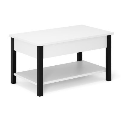 Стіл-трансформер Desk 2.0 94х54 ДСП Білий, Чорний (931380247)