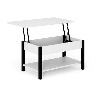 Стіл-трансформер Desk 2.0 94х54 ДСП Білий, Чорний (931380247) недорого