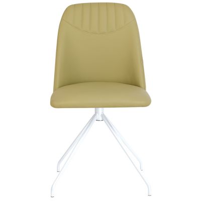 Поворотний стілець Milana SN SPIN 360 ECO 45, white (21441503) дешево