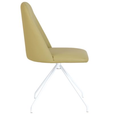 Поворотний стілець Milana SN SPIN 360 ECO 45, white (21441503) недорого