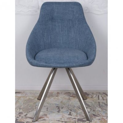Поворотний стілець Toledo Темно-блакитний (52371272) недорого