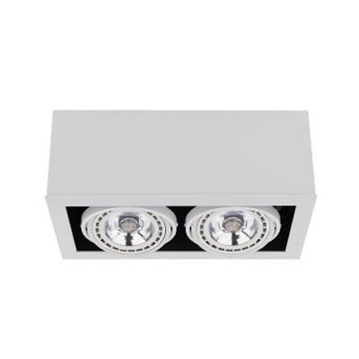 Точечный светильник Box ІI ES 111 Белый (109731940)