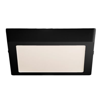 Точечный светильник DISC SLIM SQ Surface 145x145mm 3000K PUSH Black (139991359)